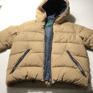 NWOT UNITED COLORS of BENETTON boys hooded puffer